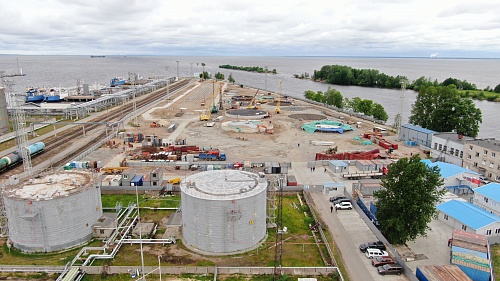 Завершился важный этап реконструкции Петербургского нефтяного терминала