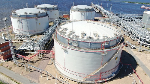 Петербургский нефтяной терминал получил разрешение на ввод  резервуара объемом 40 тыс м3. 